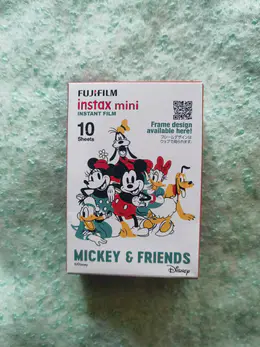 mini米奇3寸相纸1盒10张，多盒便宜，日期新鲜，现货速发，富士所有mini系列相机通用